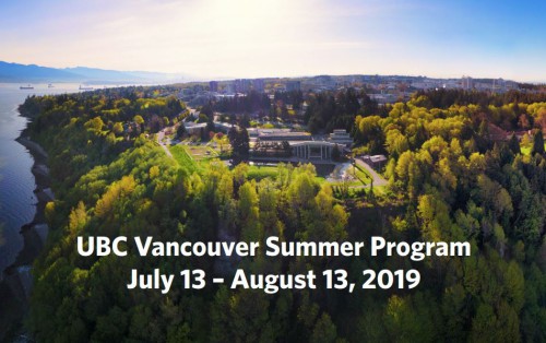 [2019 Summer Program] Open for Application: University of British Columbia, Canada – Vancouver Summe...